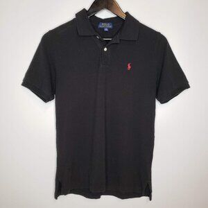 Polo Blue Label Black Polo Shirt L